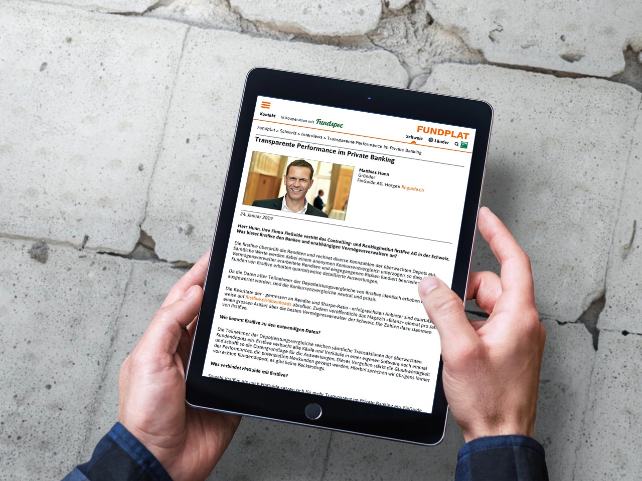 Interview on firstfive